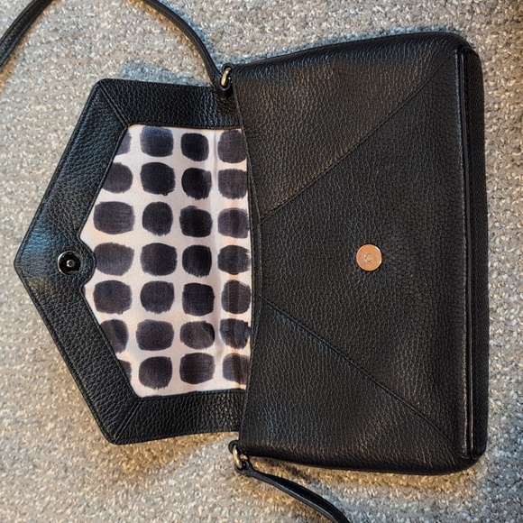 Kate Spade Black Suede And Leather Shoulder Bag - Picture 6 of 10